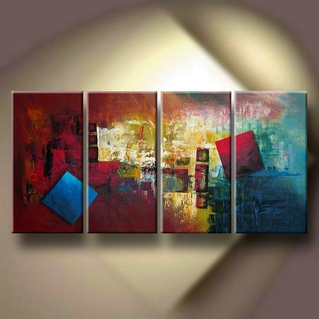 Dafen Oil Painting on canvas abstract -set138